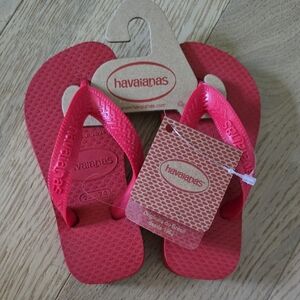 Havaianas Toddler Ruby Red Flip Flop Sandals